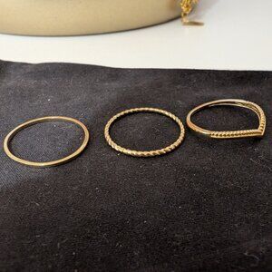 Set of 3 rings